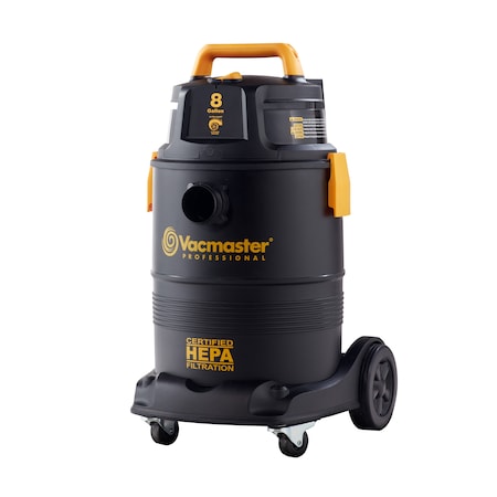 Vacmaster Professional 8 Gal, 11 AMP Hepa Wet/Dry Vacuum VK811PH